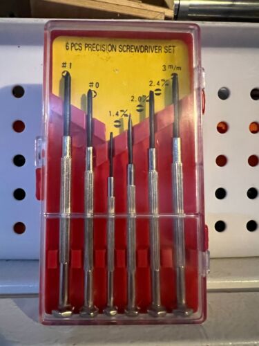 PRECISION SCREWDRIVER 6 PC SET w/ CASE *New in wrapper* Jeweler, RC, Computer - Picture 6 of 8