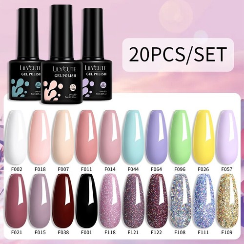 20/24PCS Smalto Gel Termico Set 3 Strati Temperatura Smalto Cambia Colore - Foto 73 di 90