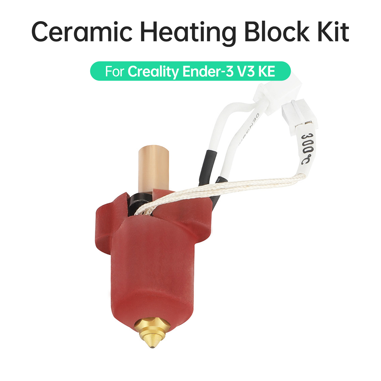  Ender-3 V3 KE Ceramic Heating Block Kit w 60W Ceramic Conductivity Z9C7