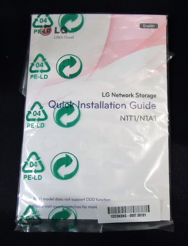 LG N1A1NF1 2 TB Super Multi NAS (bianco/nero) - Foto 8 di 10