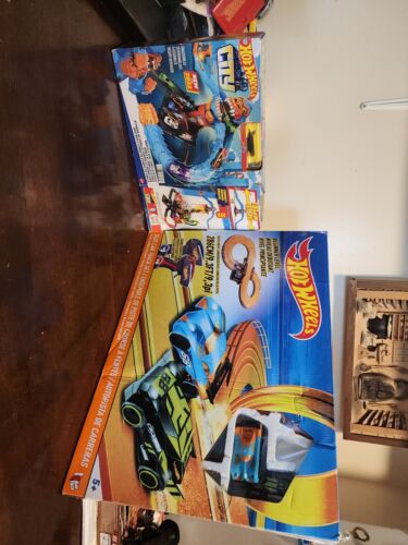Hot Wheels Slot Car Track Set 450mph S.SPEED Near complete + Wreck Gorilla READ