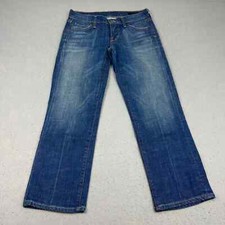 Citizens of Humanity Kelly 063 Stretch Low-Waist Cropped Jeans Medium Wash 25