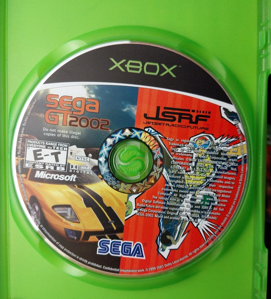 Jet Set Radio Future JSRF/Sega GT 2002 Combo - COMPLETE Xbox Original Game 2002 - Image 3 of 4