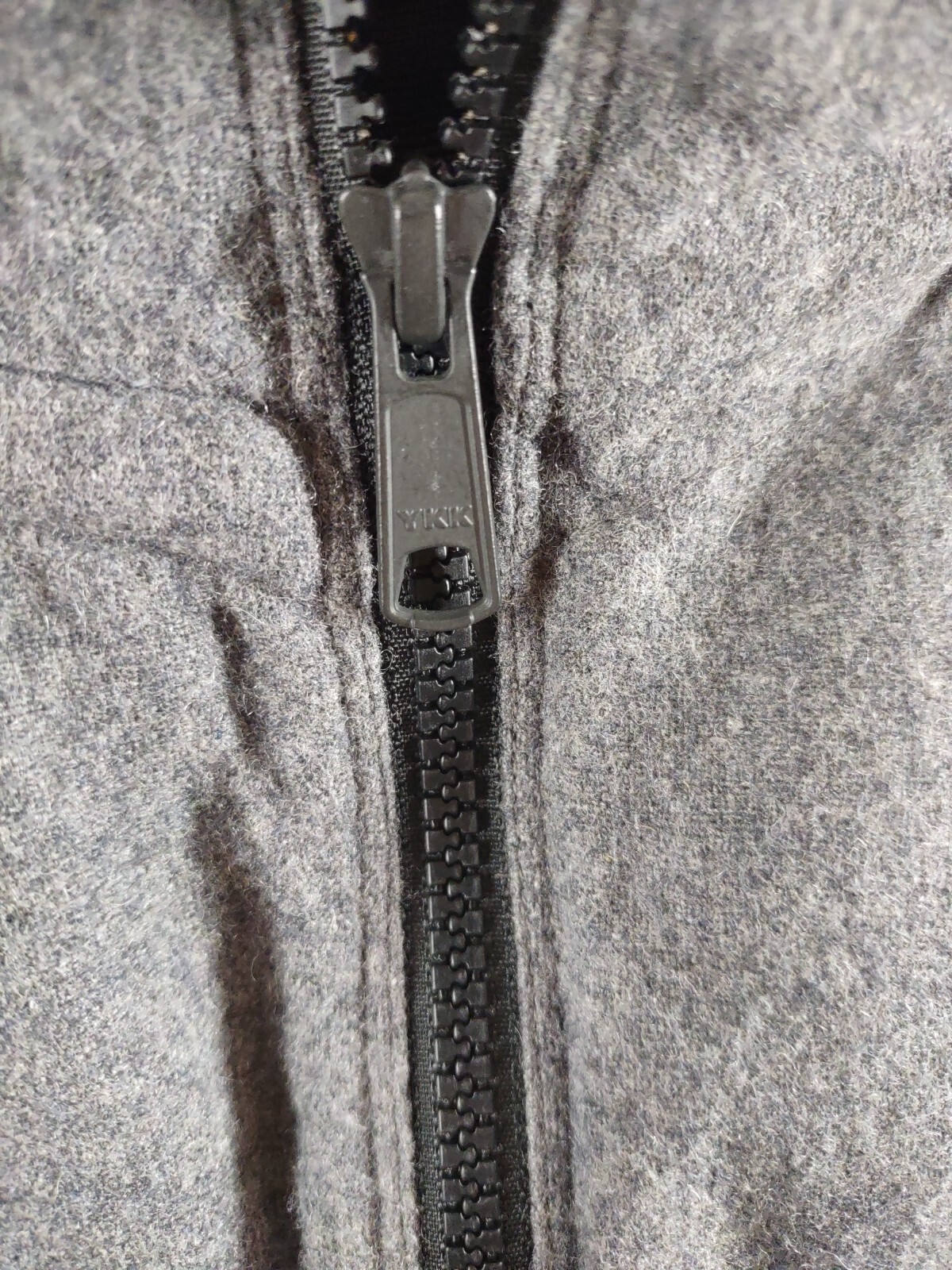 Gap Wool Blend Gray Primaloft Full Zip Down Alter… - image 9