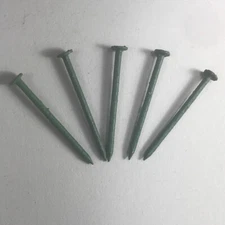 1 1/2" Smooth Shank Colored Finish Nails; Terratone/Bronze; 1 lb Box