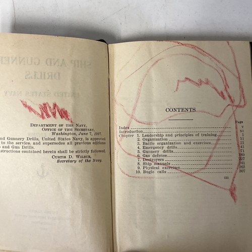 1927 SCHIFFS- & SCHÜTZEÜBUNGEN United States Navy BUCH ~ Militär - Bild 6 von 11