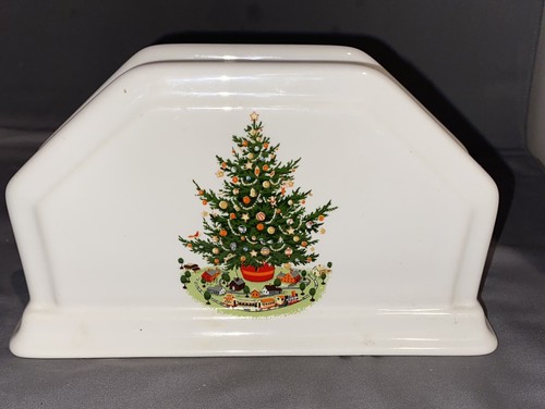 Árbol de vacaciones con soporte para servilletas de Navidad Pfaltzgraff - Imagen 2 de 3