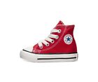 Converse All Star Red Hi Top Shoes Babies Infants Toddlers Girls Sneakers 7J232