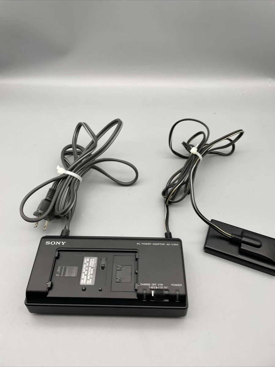 Sony ACV35A AC Power Adapter & Battery Charger For Camcorder & Video 8
