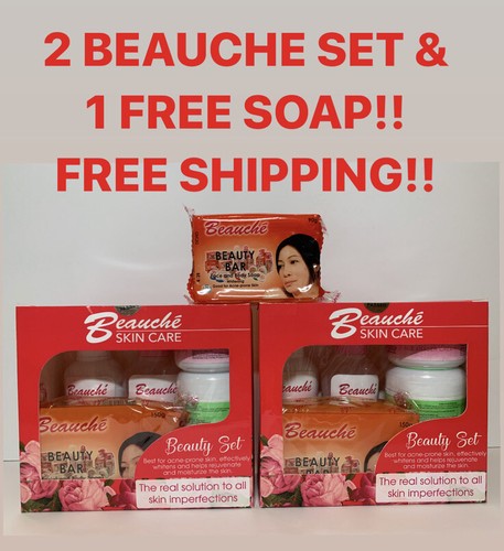 BEAUCHE INTERNATIONAL 2pc BEAUTY SET  1 FREE 150g SOAP! FREE SHIPPING