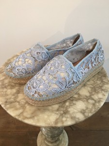 pale blue espadrilles