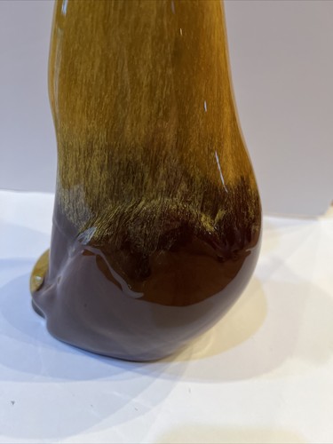 Blue Mountain Pottery 14" Tall Sitting Cat Harvest Gold Brown Redware BMP MCM - Picture 20 of 23