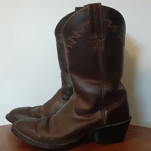 Ariat Sedona 10002194 Men's Brown Leather Pull On Western Cowboy Boots US 8D - Picture 2 of 10