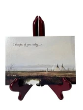 Leanin Tree greeting card I Thought of you today Gene Speck Indian Heritage 