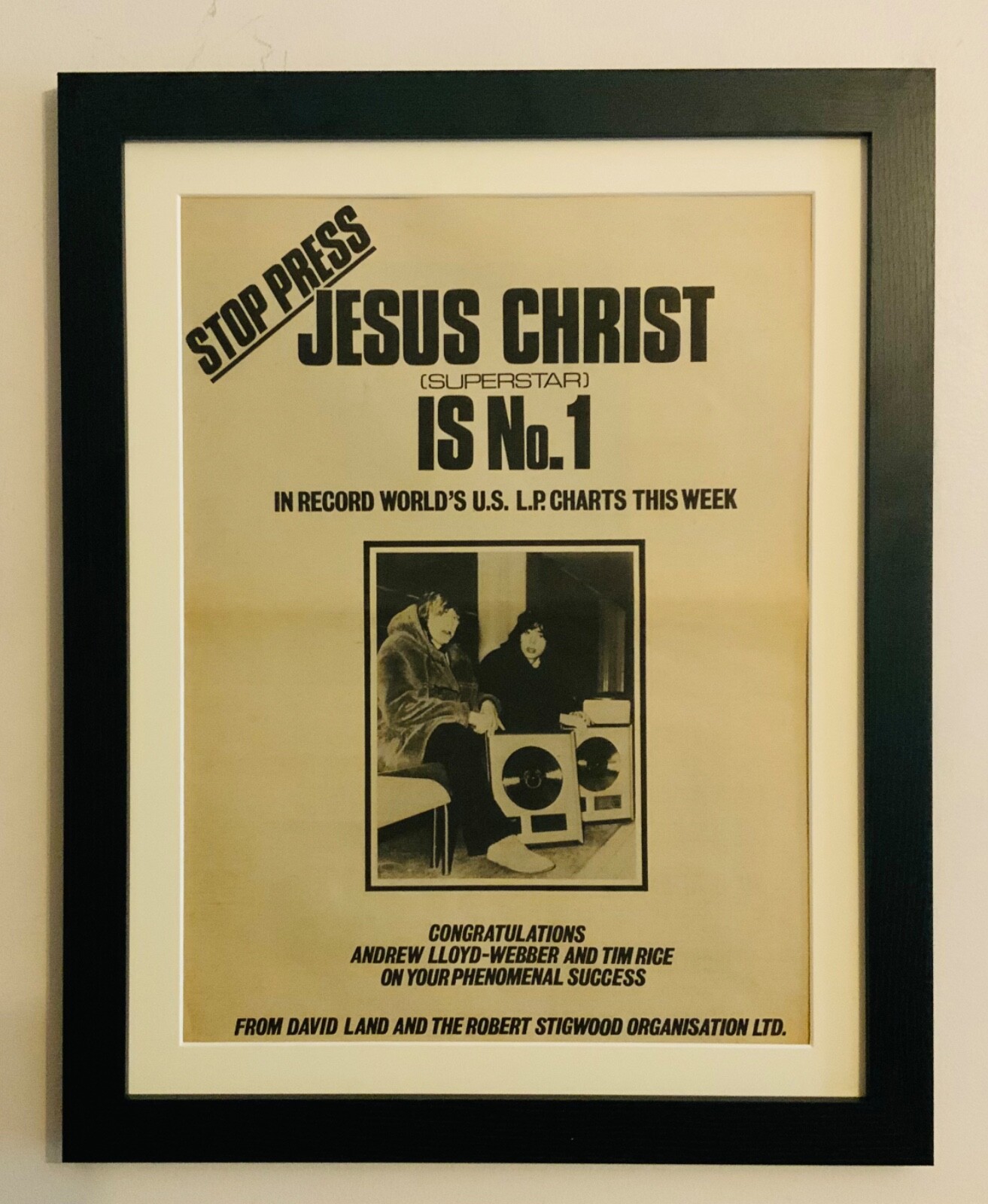 Who ISLE OF WIGHT FESTIVAL+HENDRIX+WHO+1970+ORIGINAL POSTER SIZED AD+FRAMED ...