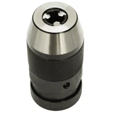Hardened Steel 1/8 Inch - 5/8 Inch Keyless Drill Chuck With JT6 Taper Mount Type