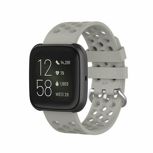 Cinturino da polso sportivo in silicone ricambio per Fitbit Versa 2 Tracker nuovo - Foto 7 di 21