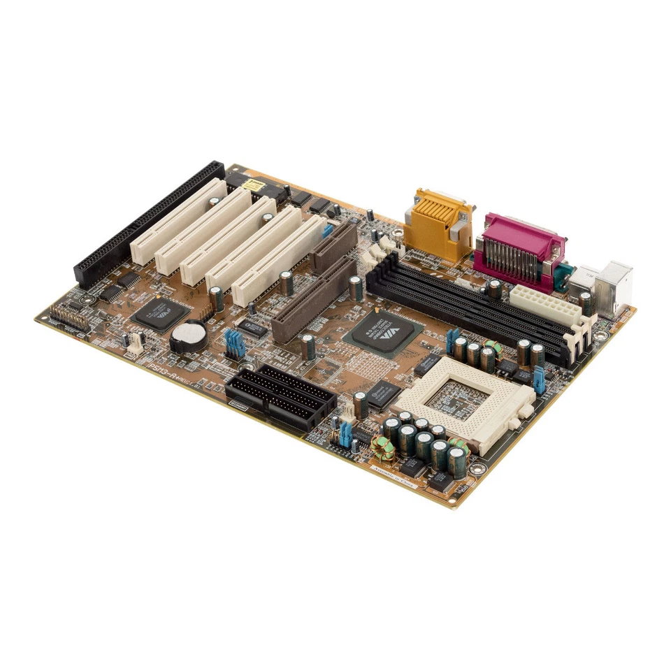 Tekram P5M3-A + Socket 7 3x Sdram AGP 5x PCI Isa 2x Ide Fdd - Image 3 of 3