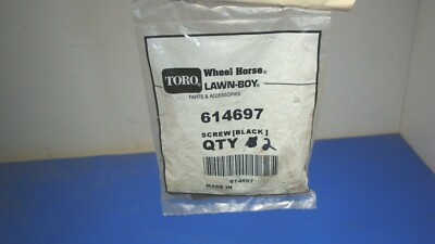 Toro 611697 Screw,Lot of 2,NEW