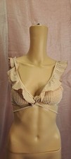 American Eagle Outfitters Ruffle Bra Swim Bikini Top Women Size MEDIUM