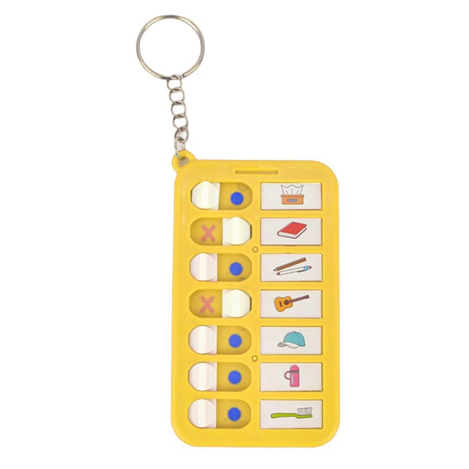 Anti-forgetting Plan Children,s Self-discipline Clock Card Student Message`,.::' - Image 4 of 4