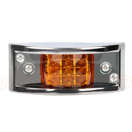 4pcs LED amber indicator trail light For Pickup Truck Lorry Peterbilt trailer - Picture 4 of 7