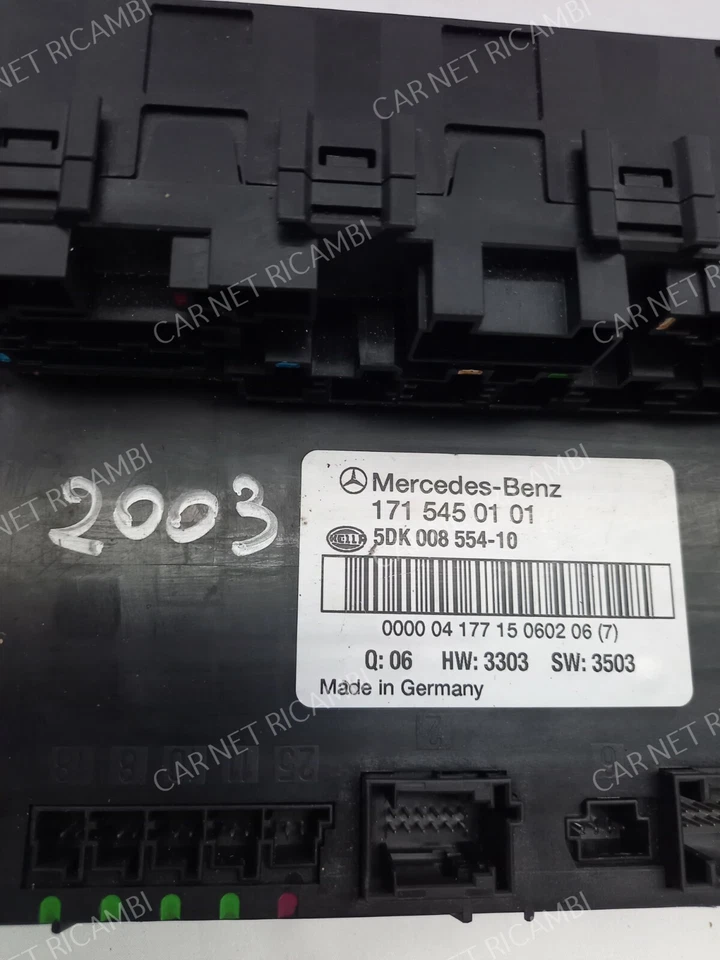 1715450101 HELLA 5DK008554 CENTRALINA BODY COMPUTER SAM MERCEDES-BENZ SLK R171 - Immagine 2 di 4