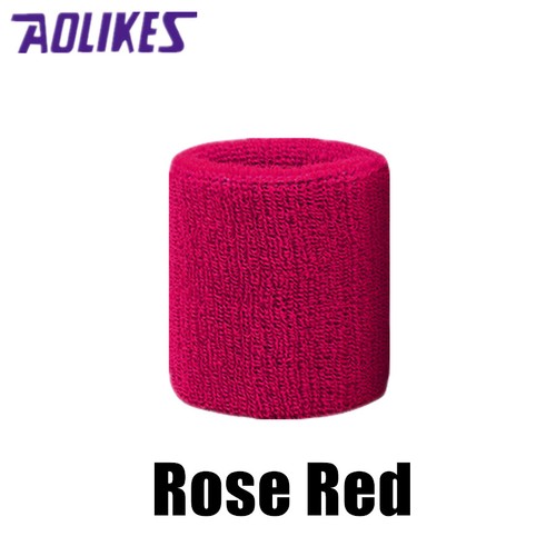 Sport Cotton Wristbands Wrist Bands Sweatbands Sweat Training Tennis Gym Yoga - Picture 22 of 23