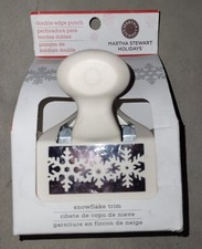 Martha Stewart Double Edge Punch Snowflake Trim