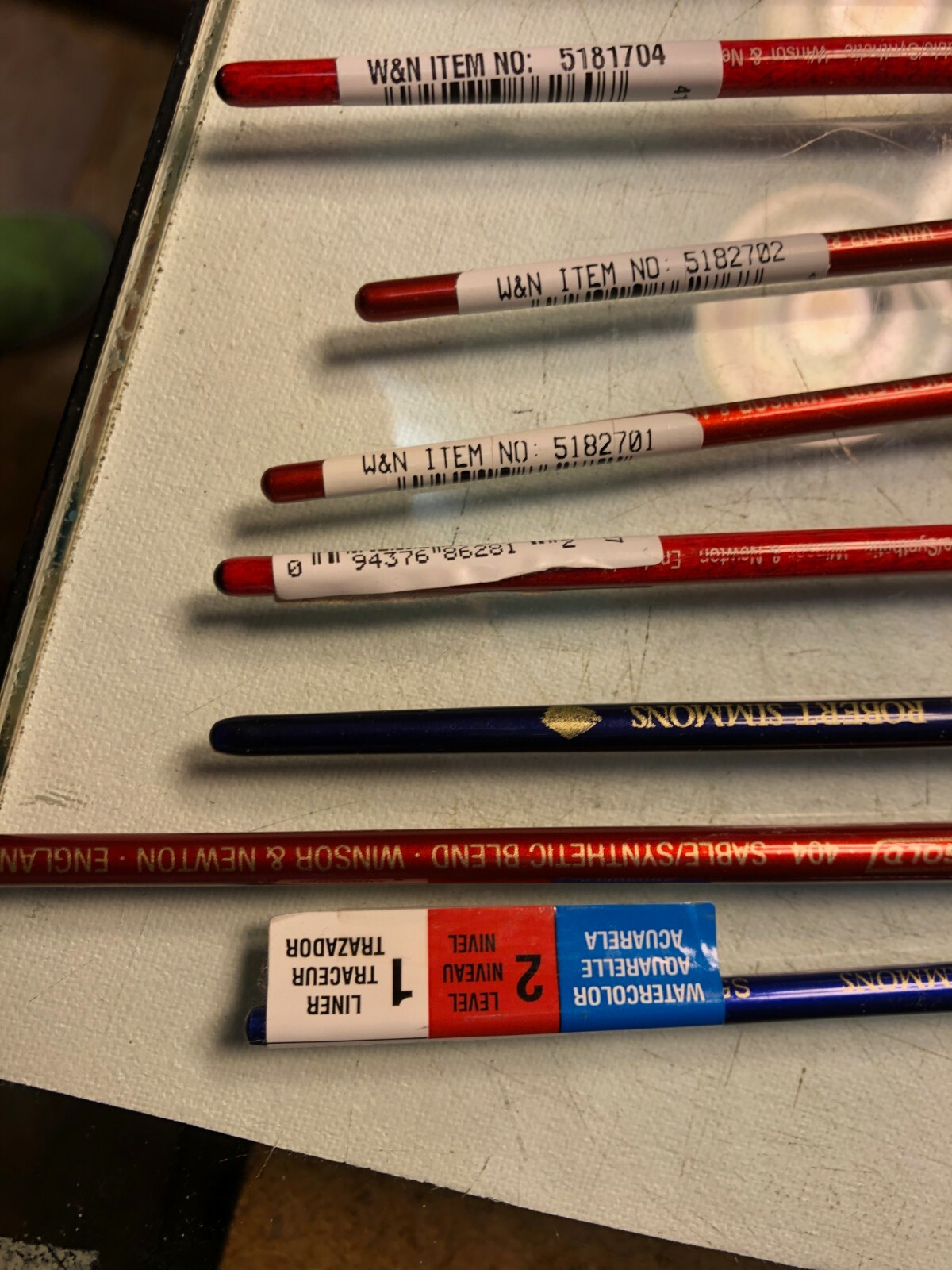 Winsor & Newton Sceptre Gold II & Robert Simmons Sapphire Brushes New Lot of 14 Geweldige aanbiedingen, verkoop