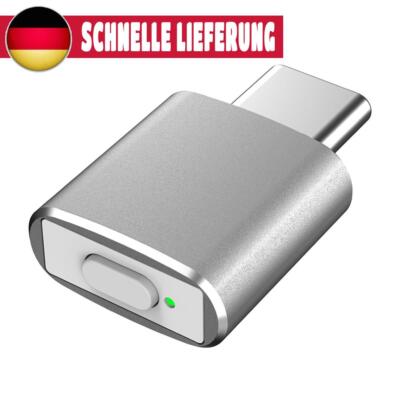 Undetectable Metal Mouse Mover USB C Mouse Jiggler 3 Jiggle Modes PC Accessories