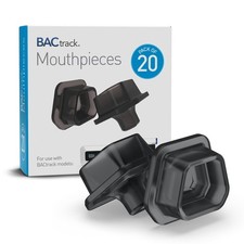 BACtrack C-Series Breathalyzer Mouthpieces 20 20 Count Pack of 1 , Clear
