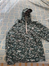 Adidas Ultimate 365 Tour Climaproof Anorak Jacket Green Camo Waterproof