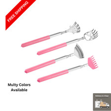 4 Pack Different Back Scratcher Portable Telescoping with Rubber Handles