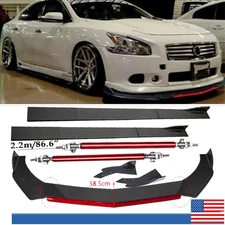 Front Bumper Rear Lip Spoiler Splitters Body Kit For Hyundai Veloster