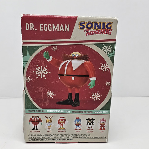 Jakks Sonic the Hedgehog 2 1/2" Dr. Eggman Christmas Holiday Mini Figur Spielzeug - Bild 4 von 8