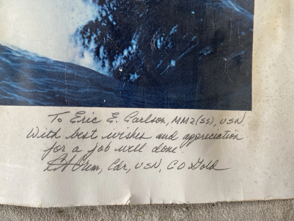 USS Simon Bolivar SSBN 641 Poster Navy Submarine Nuclear Ballistic Signed - Image 3 of 4