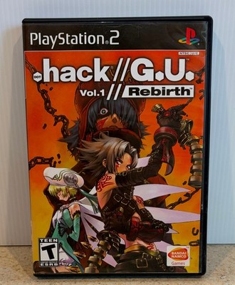 DOT HACK GU Volume 1 Rebirth (2006 Playstation 2 PS2) -- Bandai RPG -- CIB