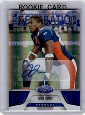 2011 Panini Certified #198 Julius Thomas Mirror Blue Signatures #/100
