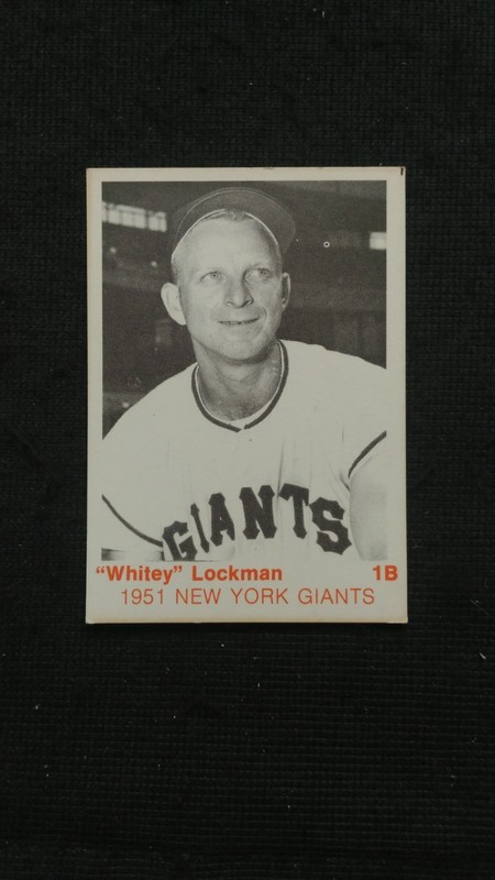 1975 TCMA Baseball Card  Whitey Lockman   ( G to VG )