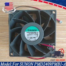 For SUNON PMD2409PMB1-A Inverter Cooling Fan DC 24V 12.2W 92 92 38MM 2Pin