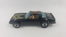 Vintage 1977 Hot Wheels Hot Bird Pontiac Firebird Trans Am Black Walls Hong Kong