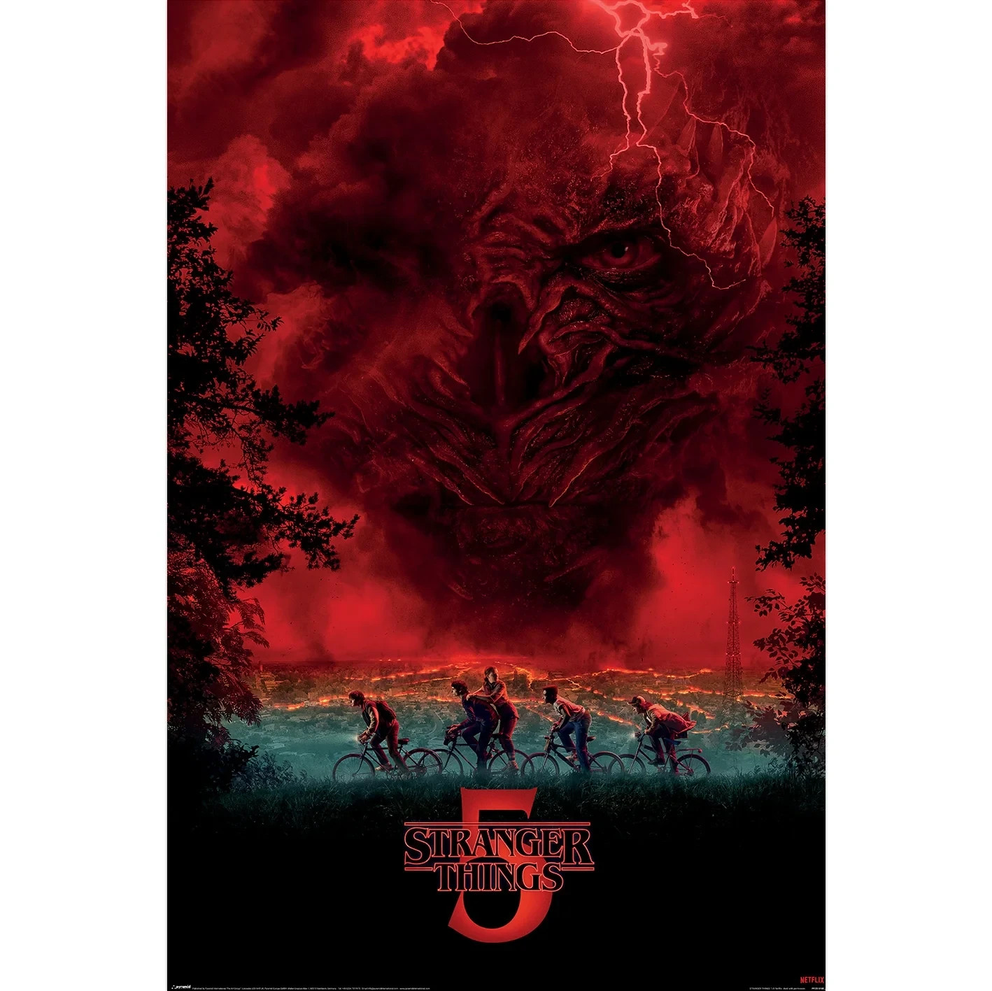 Stranger Things 5 Maxi Poster, Vecna, Officially Licensed, 91.5 x 61cm, Hawkins - Image 3