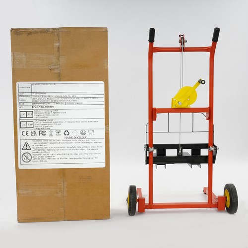 Transpallet impilatore sollevatore materiali 330 libbre con verricello manuale altezza di sollevamento 40" regolabile - Foto 13 di 13