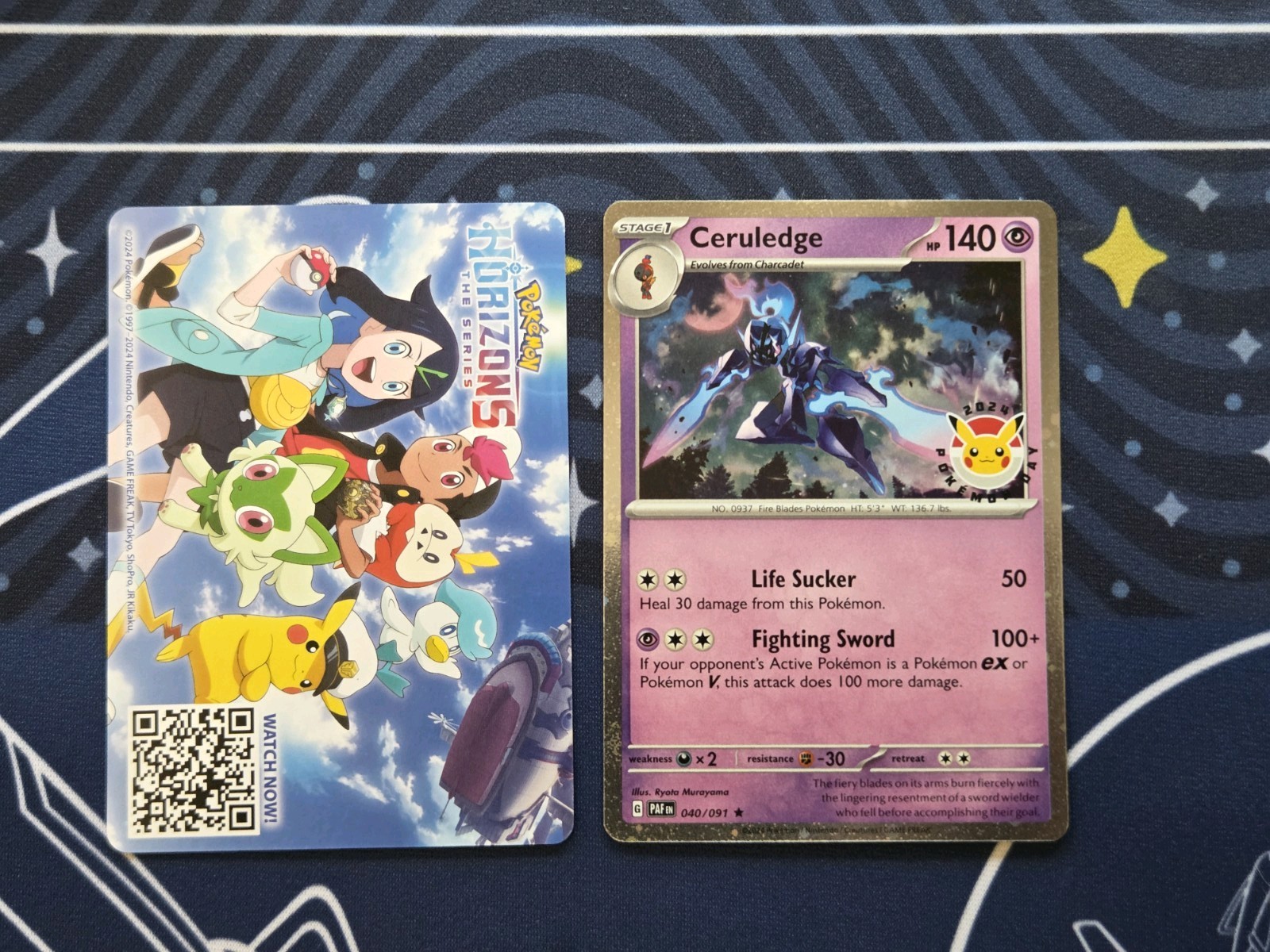 Pokemon TCG Ceruledge 40/91 Pokemon Day 2024 Promo Card