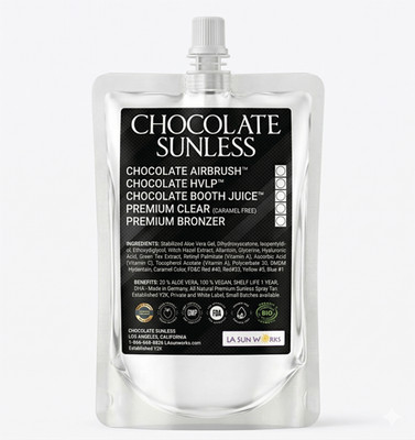 Sunless Airbrush  Professional  Bronzing Spray  Clear no tint   FREE SHIP  DHA 9