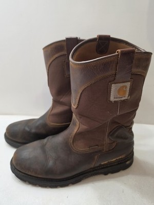 Carhartt Mens CMP1100 Brown Soft Toe Work Boots Sz 13 Rugged Outdoors Utility