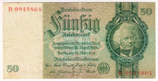 1933 Germany 50 Reichsmark 9945864 Reichbanknote Paper Money Banknotes
