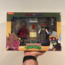 NECA Teenage Mutant Ninja Turtles Splinter VS Baxter Action Figure