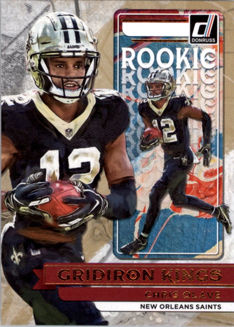 2022 Donruss Rookie Gridiron Kings #8 Chris Olave - FB